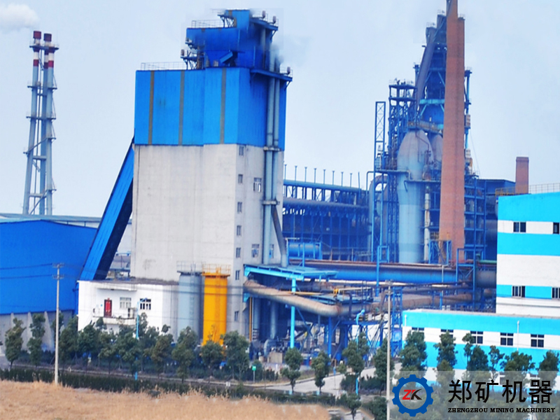 安徽銅陵某鋼廠年產100萬噸塊礦烘干系統(tǒng)